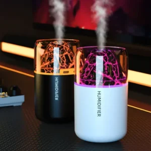 H05 Volcano Air Humidifier with Night Light is made with high-quality material that gives a durable use